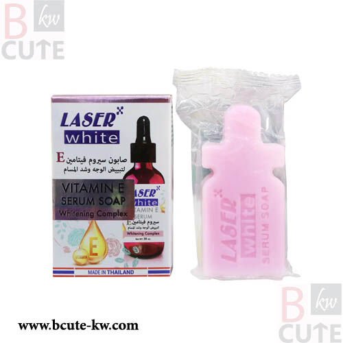 Laser White Serum Soap Vitamin E 90gm