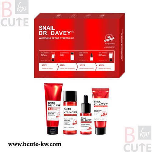 Davey 4-Piece Snail Whitening Repair Kit