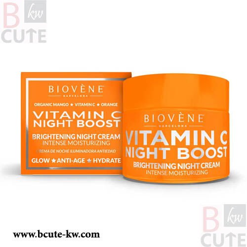 Biovène VITAMIN C NIGHT BOOST Anti-Age Brightening Night Cream