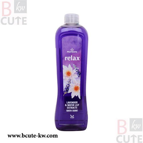 Morrisons Lavender & Water Lily Bath Soak 500 ml
