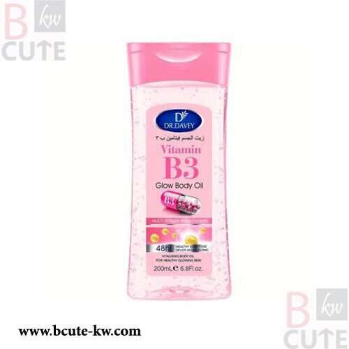 Dr Davey Vitamin B3 Glow Body Oil 200ml