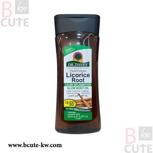 DR. Davey Licorice Root Extra Brightening Glow Body Oil 200ml
