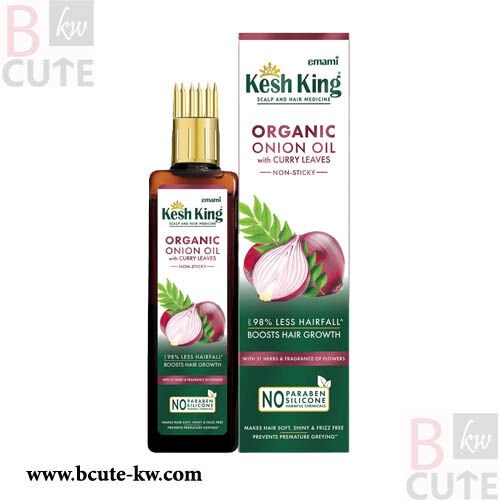 Kesh King Organic Onion Oil With Curry Leaves 100ml