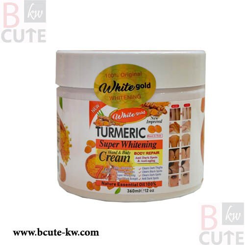 White gold turmeric OIL Super Whitening cream 340 ml
