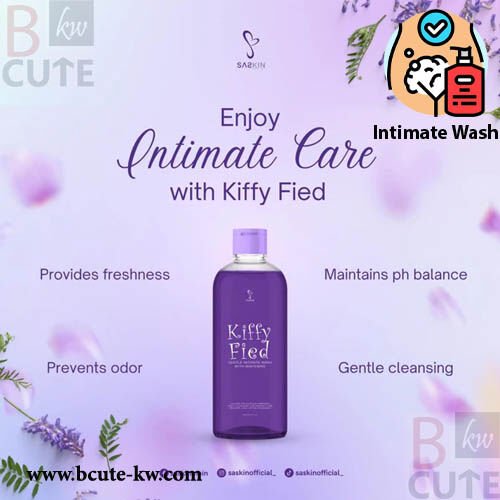 Kiffy Fied Gentle Feminine Wash By Saskin 150 ml