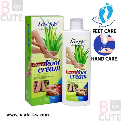 Love JoJo Aloe Vera Hand And Foot Cream 300ml - Bcute-kw