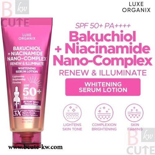 Luxe Organix Bakuchiol + Niacinamide Nano-Complex Lotion 200ml