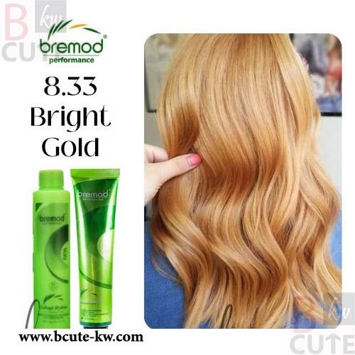 BREMOD HAIR COLOR #8.33 BRIGHT GOLD 100ML