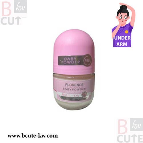 Florence Baby Powder Anti-Perspirant Pink Roll On 50 ML