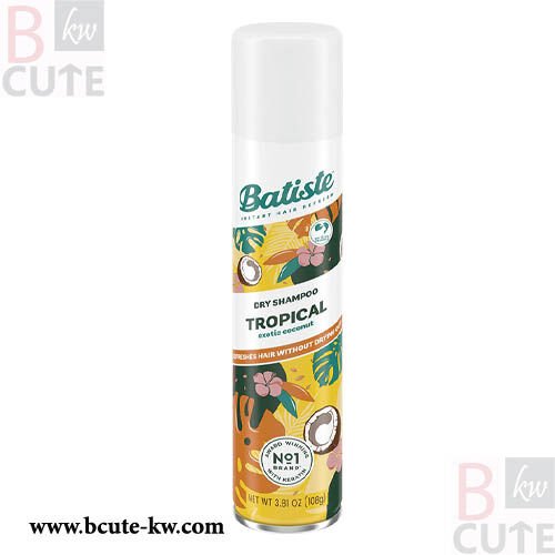Batiste Dry Shampoo TROPICAL SCENT108gm