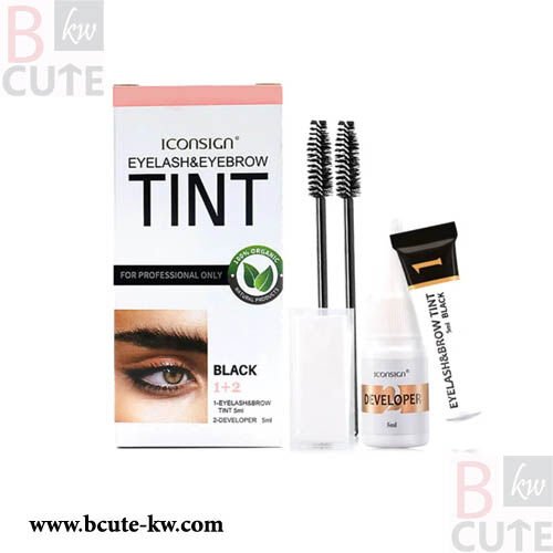 ICONSIGN Eyelash & Eyebrow Dye Tint 7ml black
