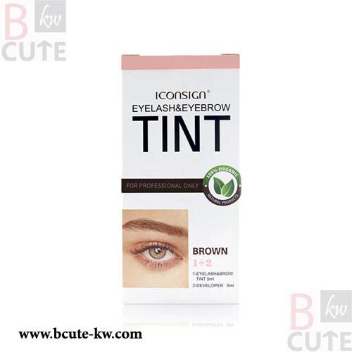 ICONSIGN Eyelash & Eyebrow Dye Tint 7ml Brown