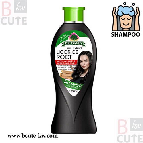 DR DAVEY Shampoo /shower gel with licorice root extract 1000ML