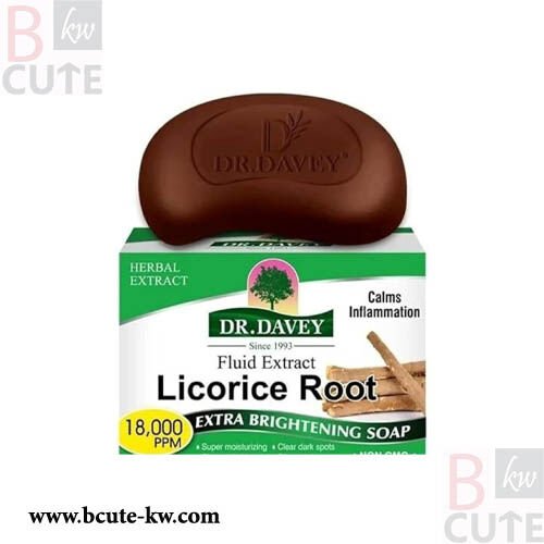 DR DAVEY Licorice Root Extra Brightening Soap 100g