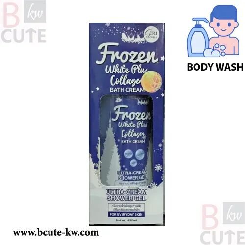 Frozen White Plus Collagen BATH CREAM 450 ml original Thailand