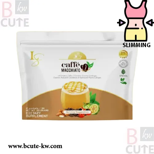 Slim Caffe Macchiato contains 20 Calories only per serving. 2 grams of carbs and less than 1 gram of sugar(stevia)! Indeed perfect for your keto diet! Slim Caffe Macchiato contains 20 Calories only per serving. 2 grams of carbs and less than 1 gram of sugar(stevia)! Indeed perfect for your keto diet!