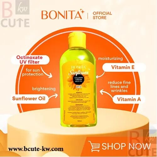 BONITA SUNFLOWER OIL SPF 30 COLLAGEN FIRMING 100ML