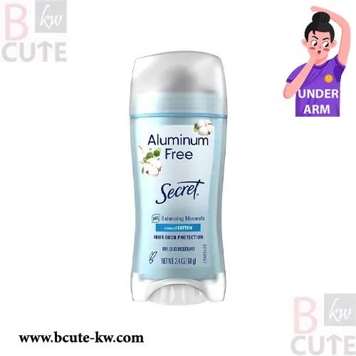 secret Aluminum Free Deodorant cotton 68gm