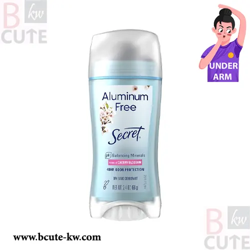 secret Aluminum Free Deodorant cherry blossom  68gm secret Aluminum Free Deodorant cherry blossom 68gm