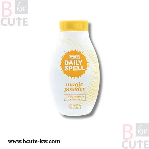 Bench Daily Spell Natural UV Sunscreen + Vit E Magic Powder - 50g Bench Daily Spell Natural UV Sunscreen + Vit E Magic Powder - 50g