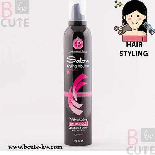 Professional Touch Salon Styling Mousse- Volumising Extra Hold, 350 ml Professional Touch Salon Styling Mousse- Volumising Extra Hold, 350 ml