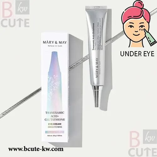 mary and may tranexamic acid+ glutathion eye cream Glutathione 30ml Dermatologically tested MARY & MAY Tranexamic Acid