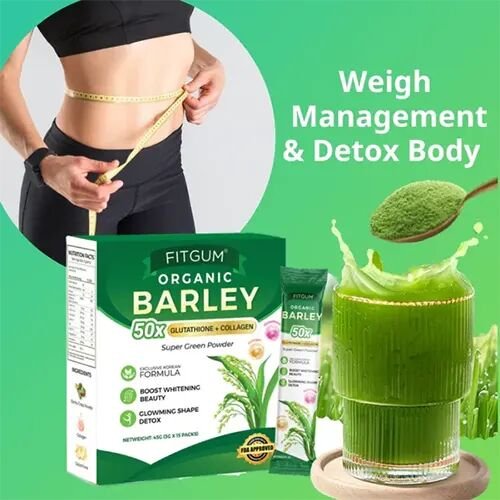Fitgum Organic Barley Powder 3g × 15 Packs