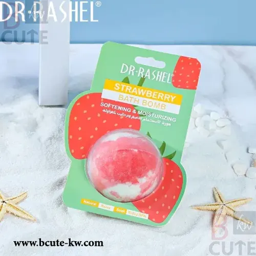 Dr.Rashel STRAWBERRY Bath Bomb - 100g Dr.Rashel STRAWBERRY Bath Bomb - 100g