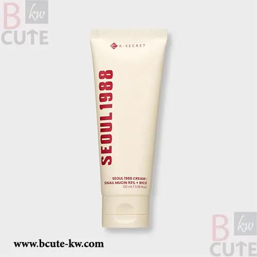 K-SECRET SEOUL 1988 Cream : Snail Mucin 93% + Rice 100ml K-SECRET SEOUL 1988 Cream : Snail Mucin 93% + Rice 100ml