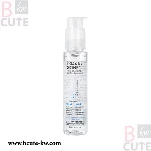 Giovanni, Frizz Be Gone™ Super Smoothing, Anti-Frizz Hair Serum, 81 ml Giovanni, Frizz Be Gone™ Super Smoothing, Anti-Frizz Hair Serum, 81 ml
