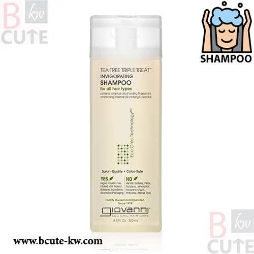 Giovanni TEA TREE TRIPLE TREAT™ INVIGORATING SHAMPOO 250ml Giovanni TEA TREE TRIPLE TREAT™ INVIGORATING SHAMPOO 250ml