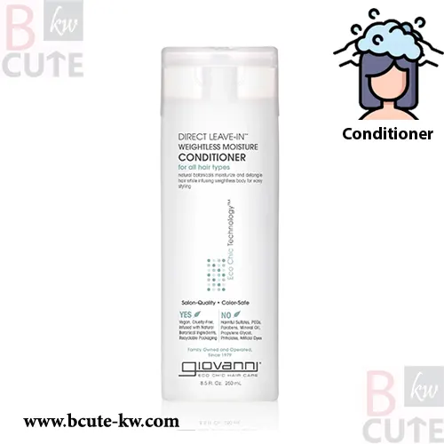 Giovanni DIRECT LEAVE-IN™ WEIGHTLESS MOISTURE CONDITIONER 250 ml Giovanni DIRECT LEAVE-IN™ WEIGHTLESS MOISTURE CONDITIONER 250 ml