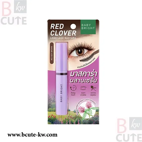 Baby Bright Red Clover Long Lash Mascara 4.8g Baby Bright Red Clover Long Lash Mascara 4.8g