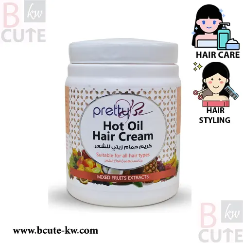 Pretty Be pretty Be Hot Oil Hair Cream With Mixed Fruits Extracts - 1000ml Pretty Be pretty Be Hot Oil Hair Cream With Mixed Fruits Extracts - 1000ml