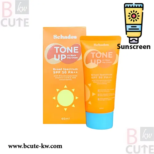 Schades Tone Up UV Block Day Cream SPF 50 PA++ 60ml Schades Tone Up UV Block Day Cream SPF 50 PA++ 60ml