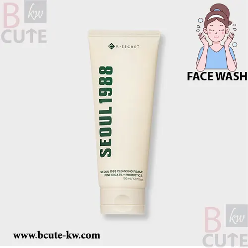 K-SECRET SEOUL 1988 Cleansing Foam : Pine Cica 1% + Probiotics 150ml K-SECRET SEOUL 1988 Cleansing Foam : Pine Cica 1% + Probiotics 150ml
