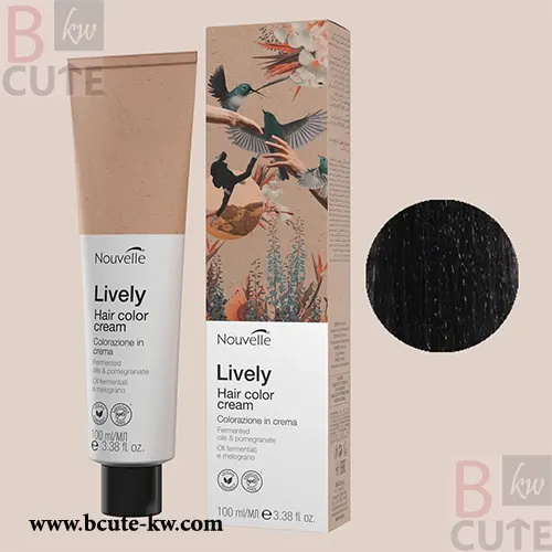 Nouvelle -Lively 7.11 Intense Ash Blonde(Ammonia Free)100ml Nouvelle -Lively 7.11 Intense Ash Blonde(Ammonia Free)100ml