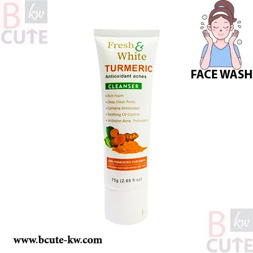 Fresh & White Turmeric Antioxidant Acnes Cleanser - 75g Fresh & White Turmeric Antioxidant Acnes Cleanser - 75g