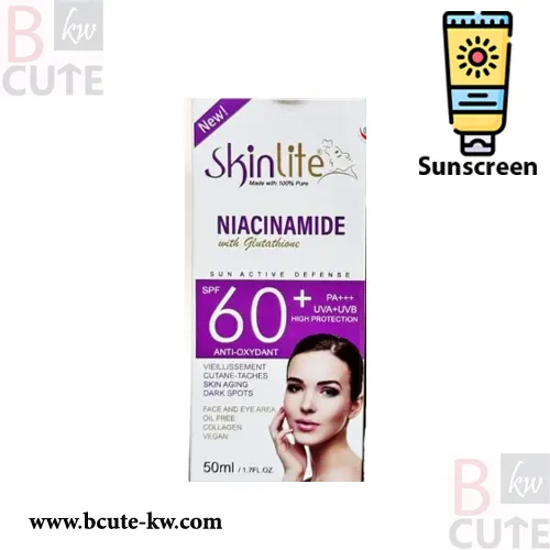 Skinlite niacinamide Day Sun Block Cream SPF 60-50ml Skinlite niacinamide Day Sun Block Cream SPF 60-50ml