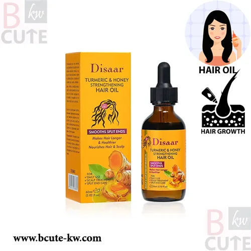 Disaar Turmeric & Honey Strengthening Hair Oil - 60ml Disaar Turmeric & Honey Strengthening Hair Oil - 60ml