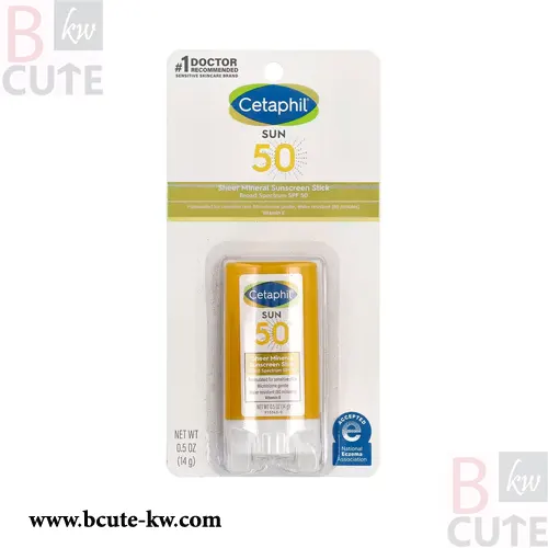 Cetaphil, Sheer Mineral Sunscreen Stick, SPF 50, 0.5 oz (14 g) Cetaphil, Sheer Mineral Sunscreen Stick, SPF 50, 0.5 oz (14 g)
