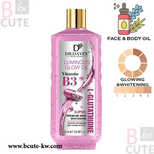 DR.DAVEY Vitamin B3 + L-Glutathione Luminous Glow Oil 1000ml DR.DAVEY Vitamin B3 + L-Glutathione Luminous Glow Oil 1000ml