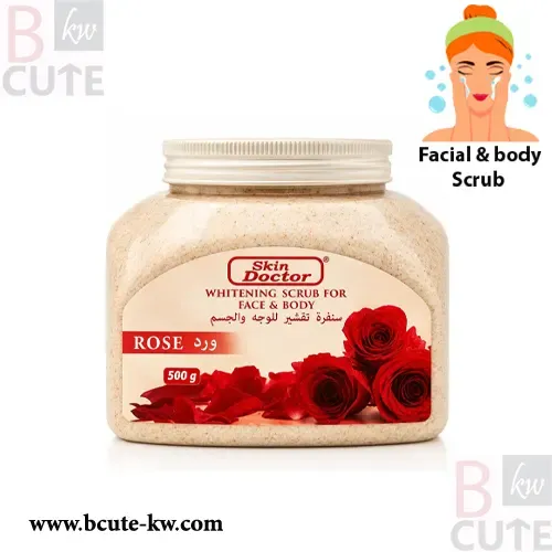 Skin Doctor Face & Body Whitening Scrub – (ROSE) 500ml Skin Doctor Face & Body Whitening Scrub – (ROSE) 500ml