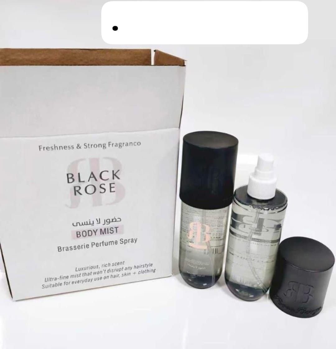 Rose Berry Black Rose Body Mist & Brasserie Perfume Spray Set 12box Rose Berry Black Rose Body Mist & Brasserie Perfume Spray Set 12box